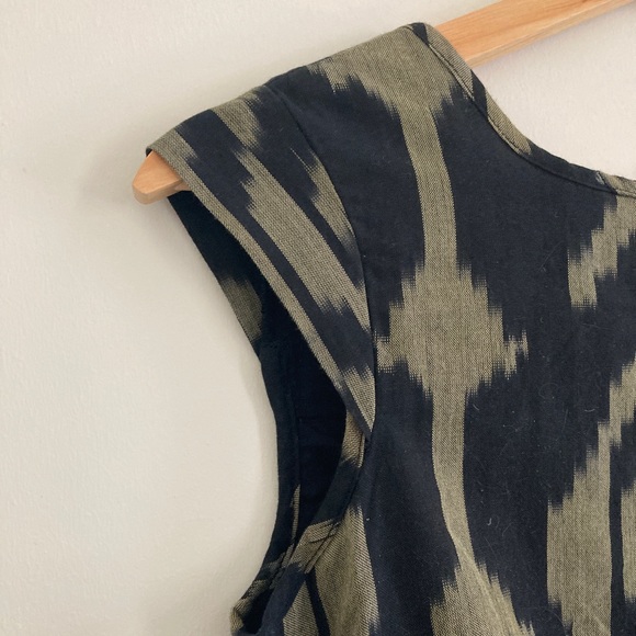 Anthropologie Ikat Cotton Mini Sundress NWOT - Picture 4 of 7